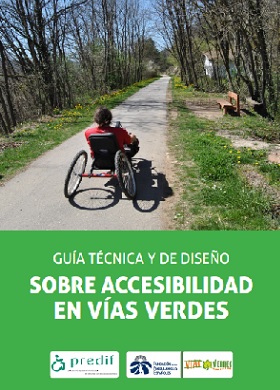 Imagen de la portada de la guía de Accesibilidad en Vías Verdes